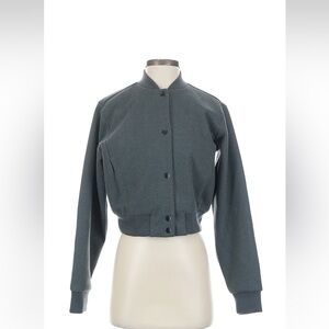 Hollister Charcoal Bomber Jacket